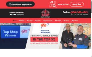 5 Star Auto Service website