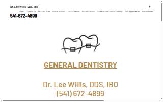 Dr. Lee Willis, DDS PC website