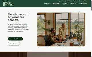Wicks Emmett LLP website