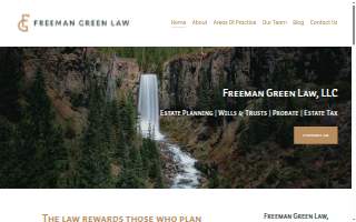 Freeman Green Law website