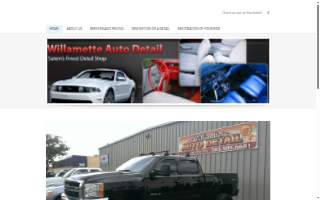 Willamette Auto Detail of Salem website