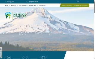 Mt Hood Dental Clinic website