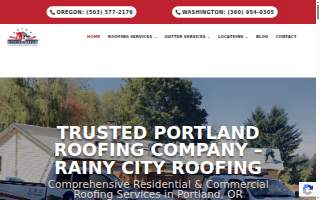 Rainy City Roofing LLC. website