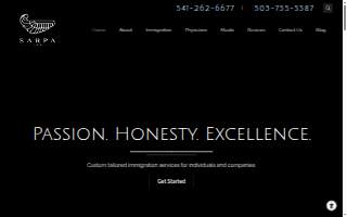 Sarpa Law of Sherwood website