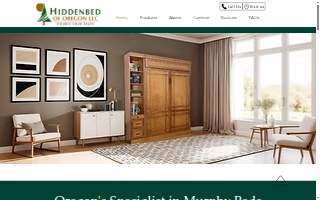 Hiddenbed of Oregon LLC website