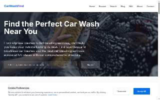 Prospect Car Wash website
