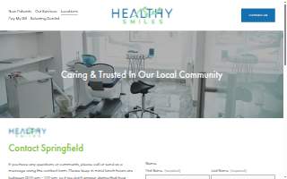Healthy Smiles Dental website
