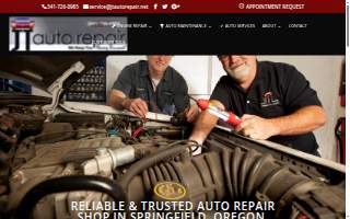 JT Auto Repair website