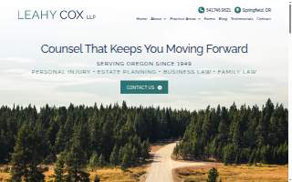 Leahy Cox, LLP website