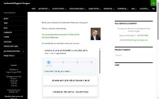 Locksmith Eugene Oregon website