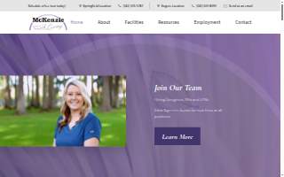 McKenzie Living Springfield website