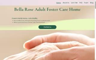 Bella Rose Senior Care Home website