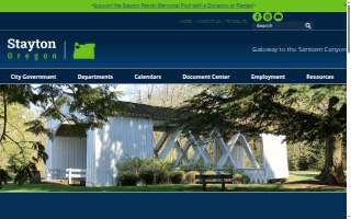 Stayton Public Library website