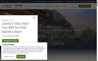 Cogir of Tigard website