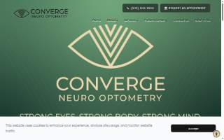 Converge Neuro Optometry website