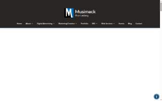 Musimack Marketing website