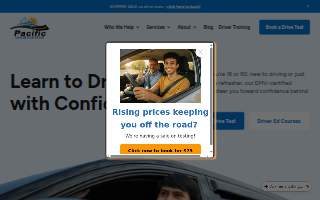 Pacific Driver Education of Tigard website