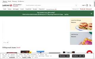 Safeway Pharmacy website