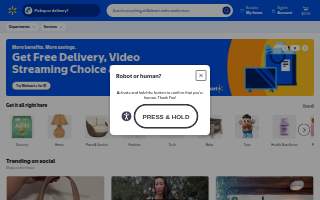 Walmart Pharmacy website
