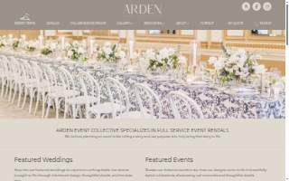 Arden Event Collective (formerly The Party Place + Bridgewood Events) website
