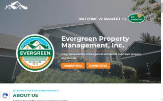 Evergreen Property Management, Inc. website