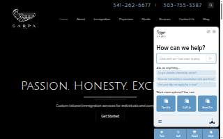 Sarpa Law of Troutdale website