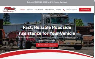 AutoHaus Towing website