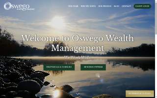 Oswego Wealth Management website