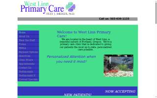 West Linn Primary Care website
