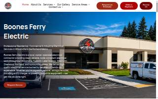 Boones Ferry Electric, Inc. website