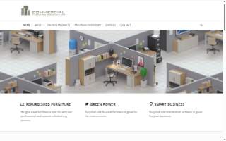 Commercial Furniture Distributors website