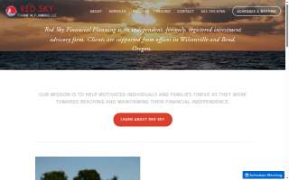 Red Sky Financial Planning, LLC website