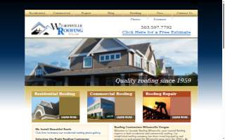 Wilsonville Roofing website