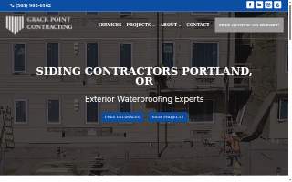 Grace Point Contracting website