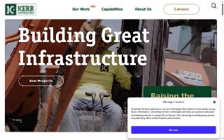 Kerr Contractors website