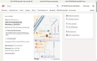 Walgreens Pharmacy website