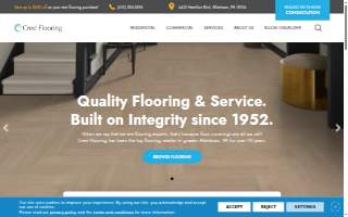 Crest Flooring website