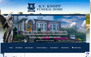K.V. Knopp Funeral Home website