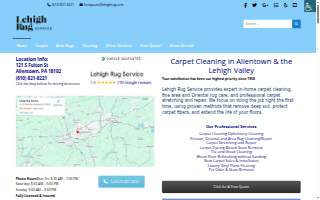 Lehigh Rug Service of Allentown website