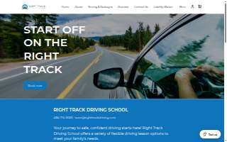 Right Track Driving School of Allentown website