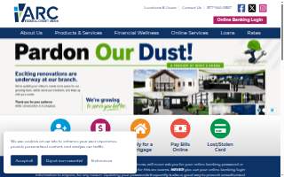 ARC Federal Credit Union website