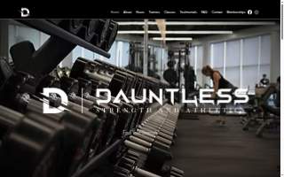 Dauntless Strength and Athletics website
