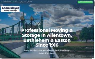 Adam Meyer Moving & Storage website