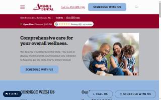 Avenue Dental website