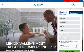 Elek Plumbing website