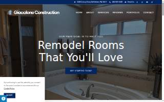 Giacalone Construction website
