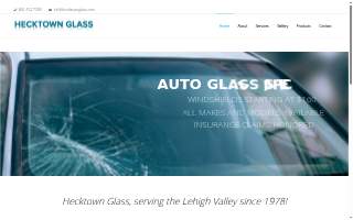 Hecktown Glass & Window website