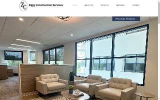 Ziggy Construction Services website