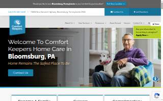 Comfort Keepers Home Care of Bloomsburg website
