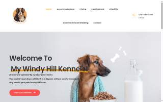 My Windy Hill Kennels website